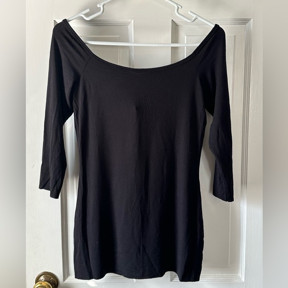 Anthropologie Tops - NWT Bailey 44 from Anthropologie Black Scoop Neck Shirt